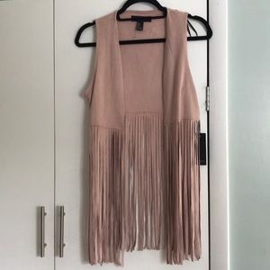 Forever 21 fringe vest